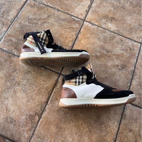 Burberry Men’s Sneakers Shoes Size 46 12 - Picture 6 of 9